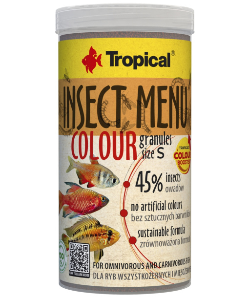 Tropical Insect *Color* menu 45% gran Small 1-2 mm 250 ml