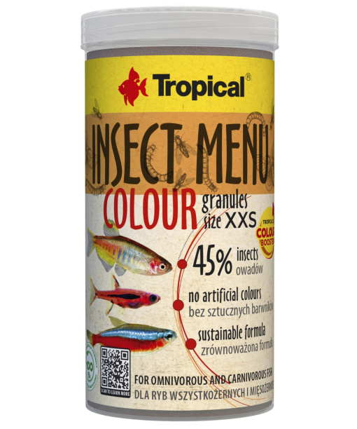 Tropical Insect Menu Colour Granules XXS 0,5 mm 250 ml