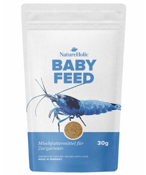 NatureHolic - Babyfeed opdrætsfoder til rejer 30g