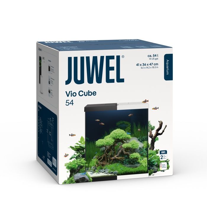 Juwel Vio Cube akvarie 54 liter Sort *** Bestillingsvare *** - Billede 2